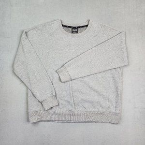 Zelos Sweatshirt Womens Large Gray Long Sleeve Crew Neck Workout Athletic Top